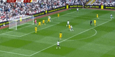 世预赛35场不败！英格兰2-0安道尔 4连胜0失球领跑 赖斯头槌建功